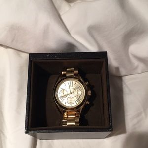 Michael Kors Oversized Bradshaw Gold Watch